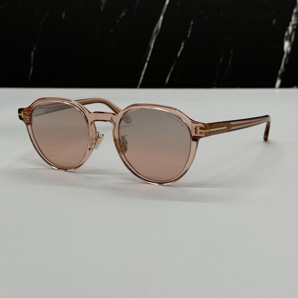 NEW TOM FORD TF974/K 74Z WOMEN ROUND PINK SUNGLASSES TOM FORD - Picture 3 of 9